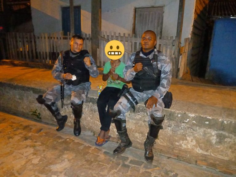 Criança desaparecida é  encontrada em AÇAILÂNDIA pela PM.