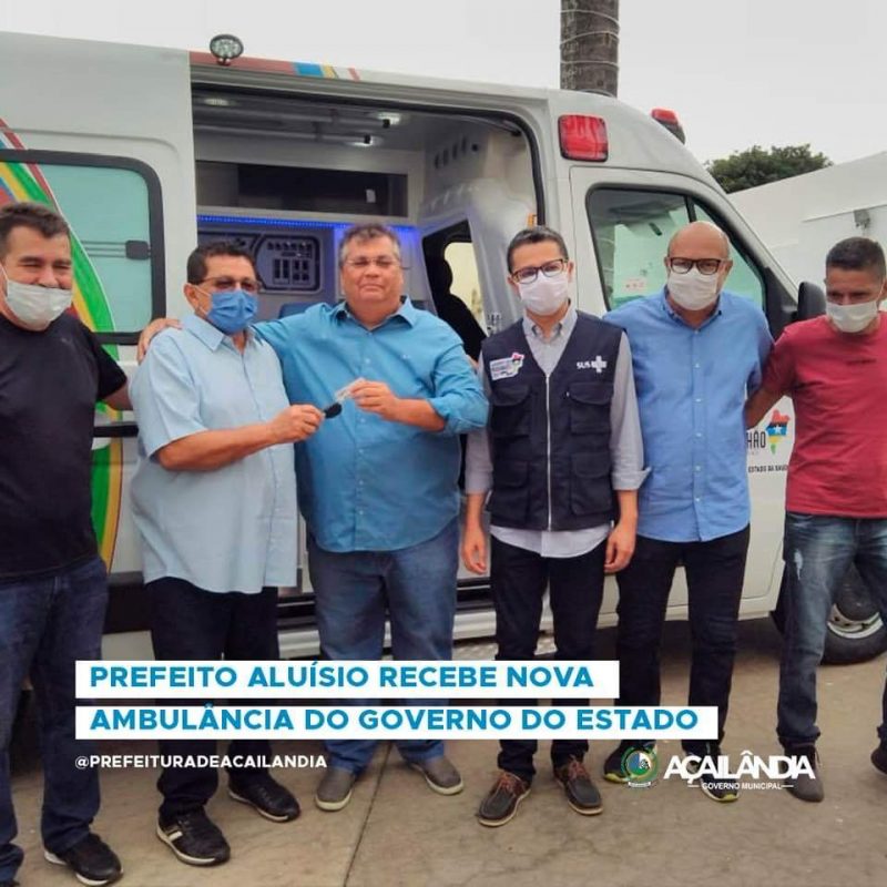 Prefeito Aluisio Vai Na Entrega De Uma Nova Ambulância Pro Município ...